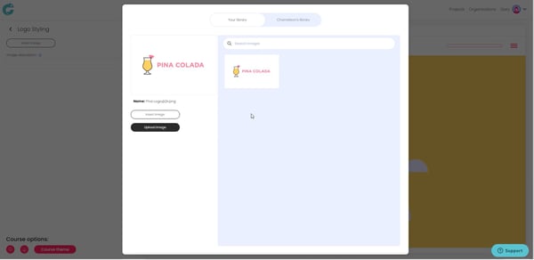 Add images to eLearning content with Chameleon Creator