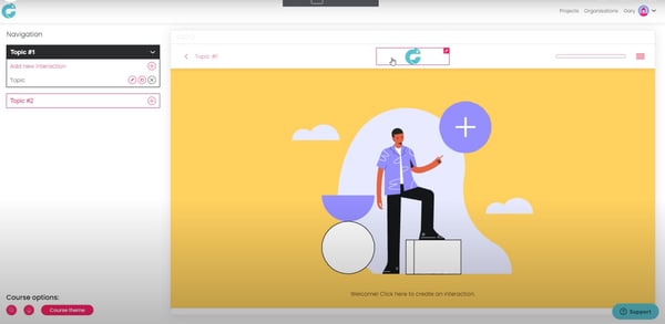 Customise media in Chameleon Creator eLearning course