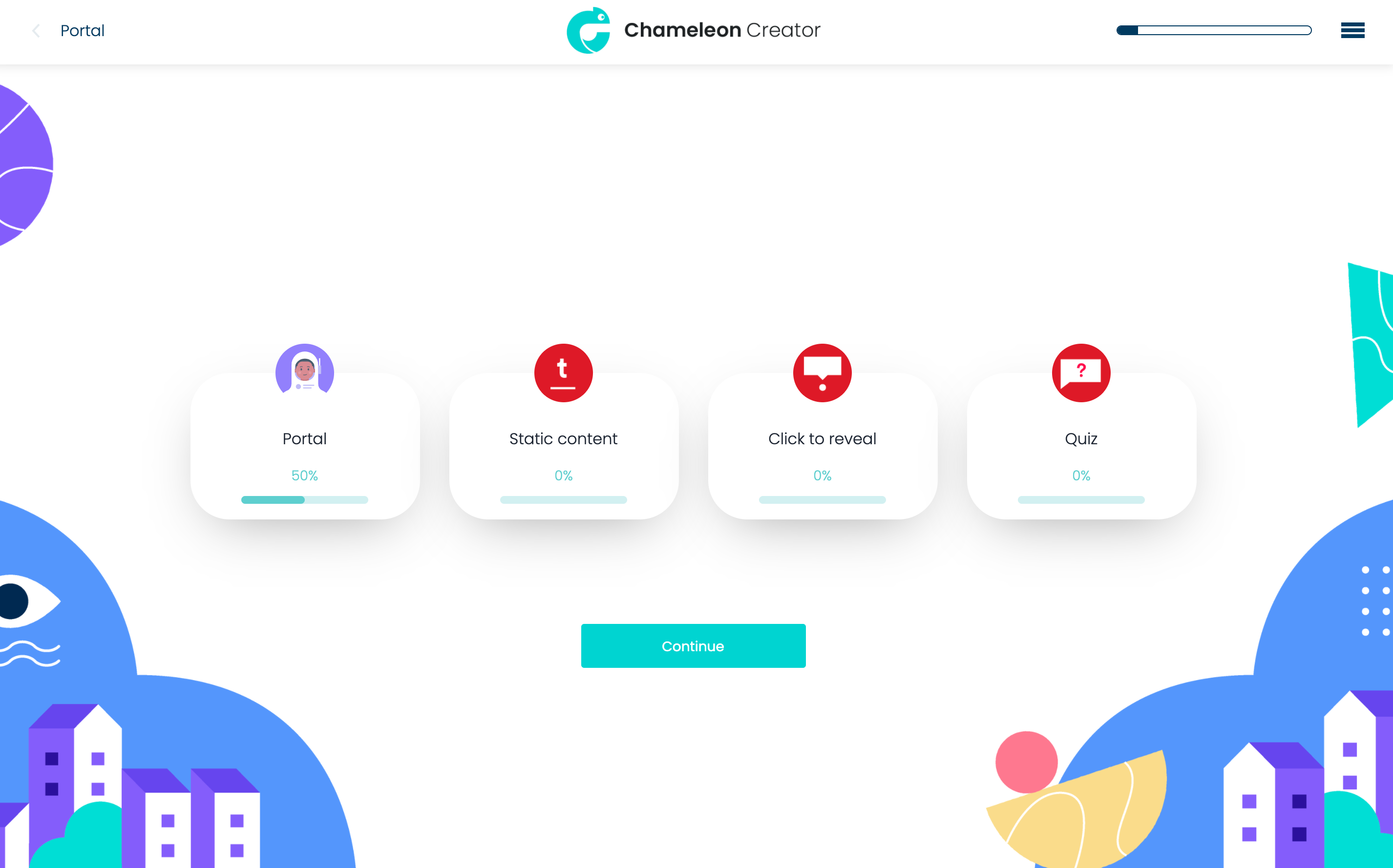 Chameleon Interactions Portal Example