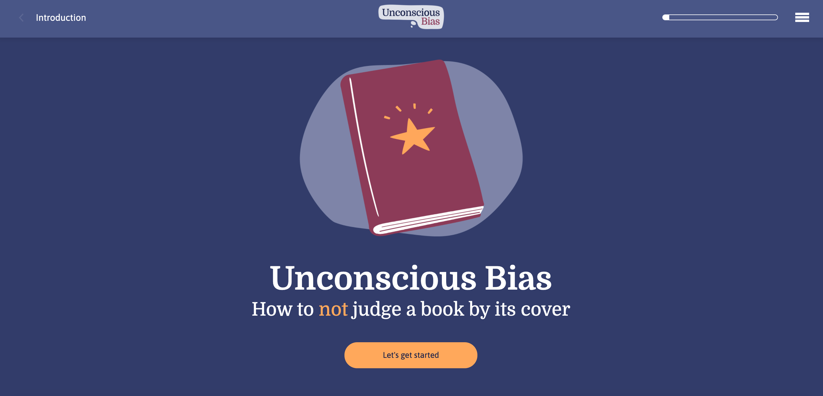 Unconscious Bias Cover Chameleon Interactions Splash Page Example