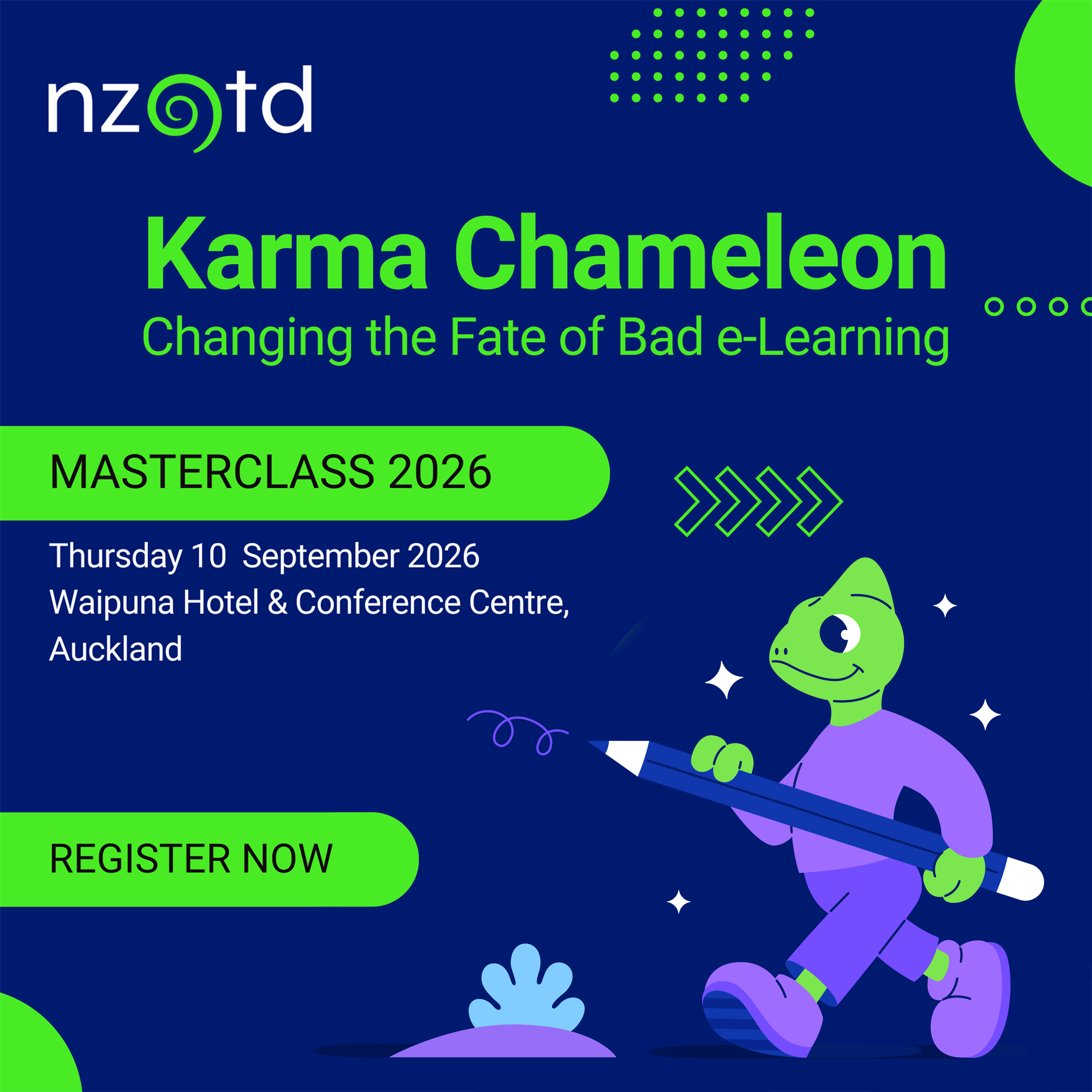 NZATD Masterclass with Chameleon Creator
