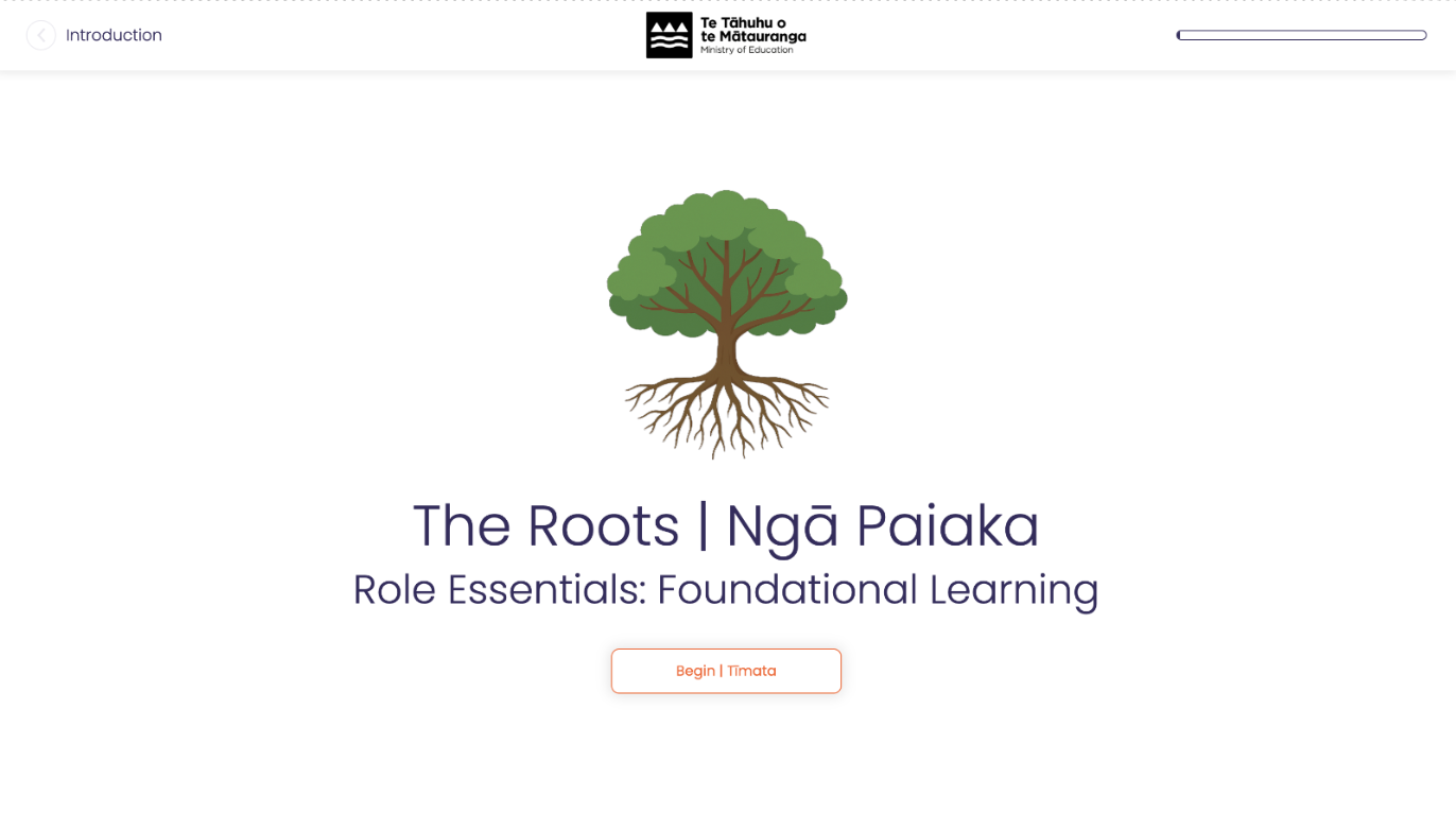 Ministry of Education The Roots Module