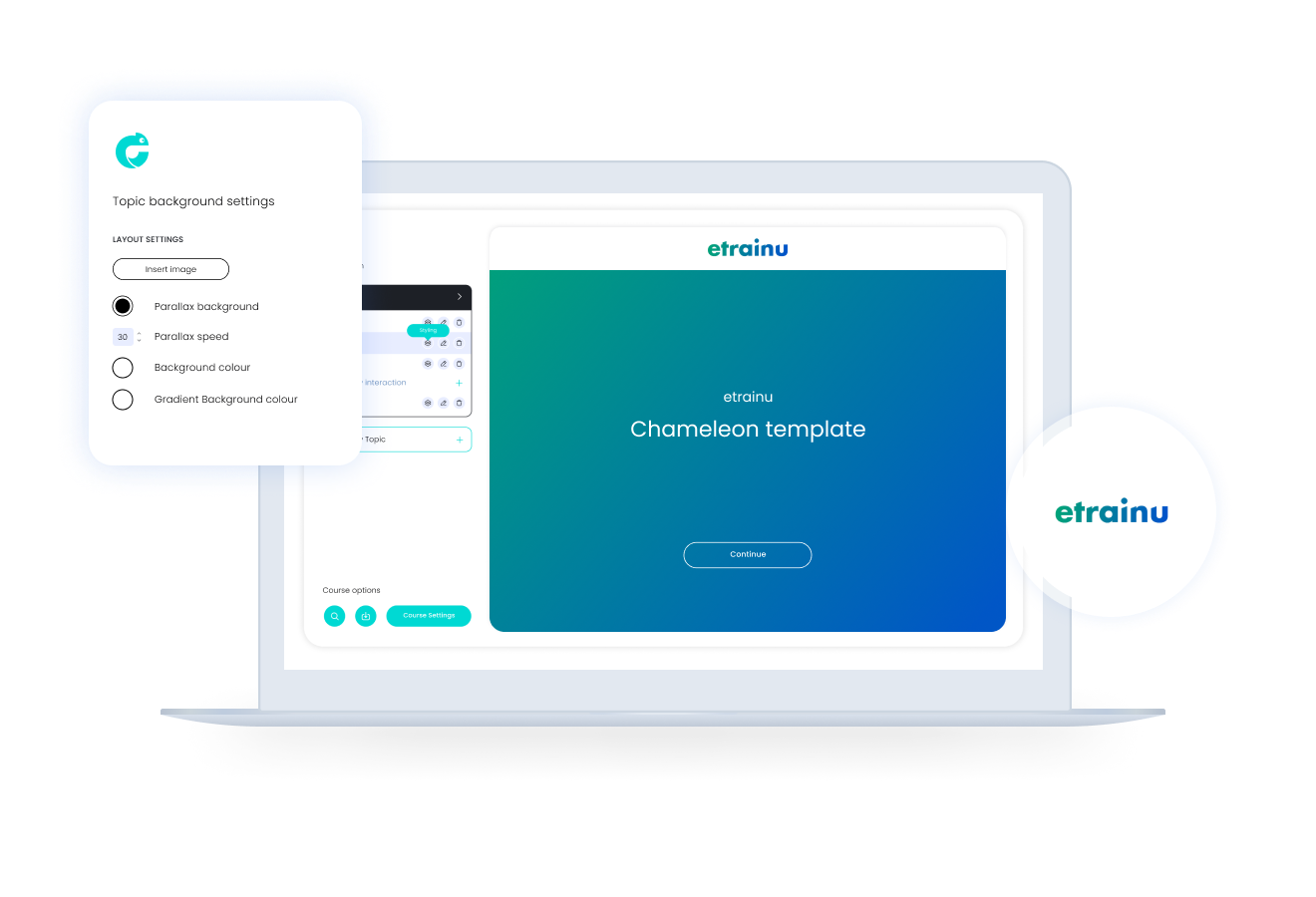 etrainu Authoring tool Chameleon